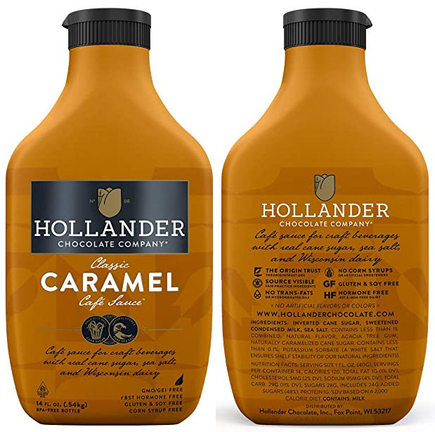 Hollander Caramel Syrup